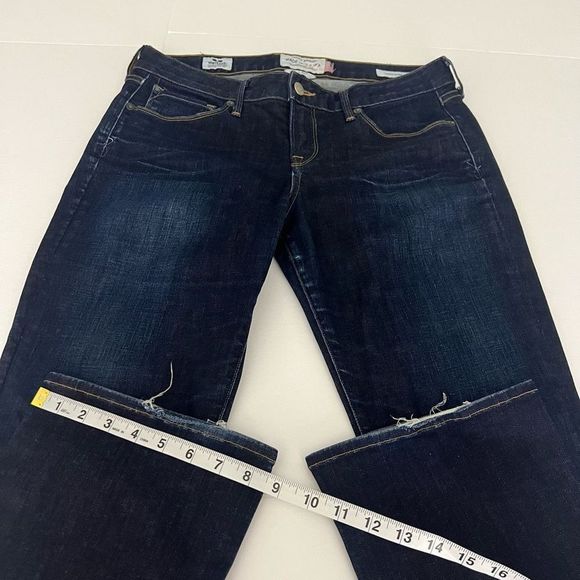 Lucky Brand Dark Wash Mid Rise Lolita Bootcut Stretch Ankle Denim Jeans Size 8 - Picture 12 of 16